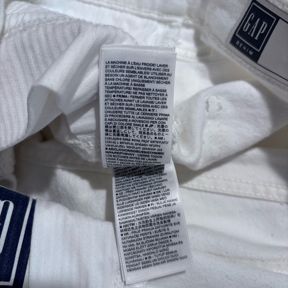 GAP Sz 29 Cigarette High Waist White Jeans NEW WITH TAGS - Picture 16 of 16